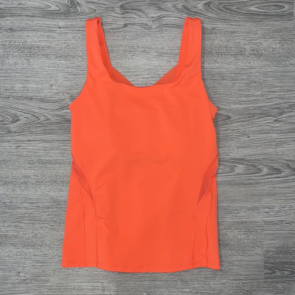 Orange lululemon tank
